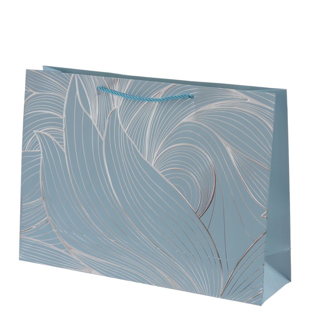 GAEM Пакет подарочный L (бумага 210г/м2, блок 12шт), L45 W12 H32 см, 4в.