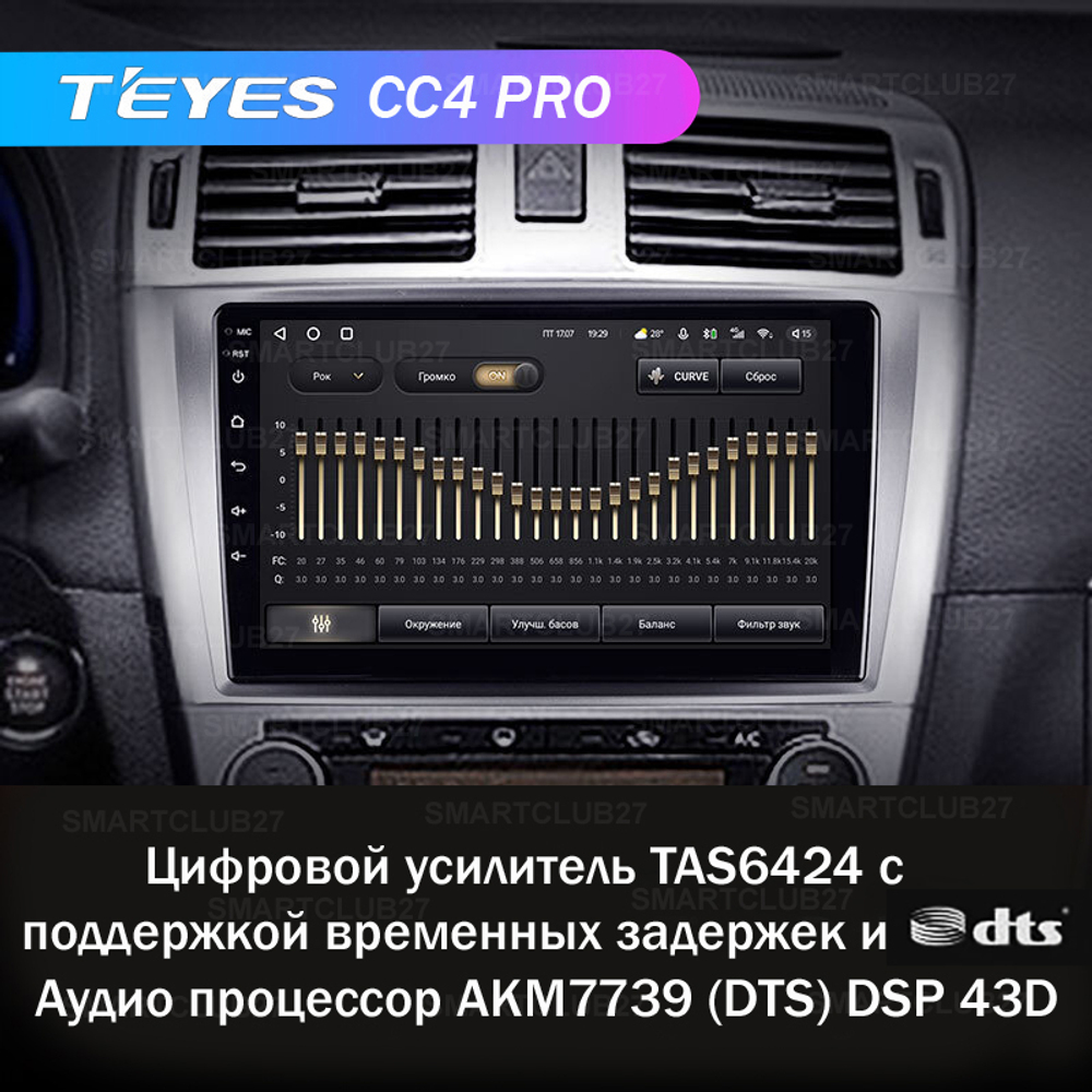 Teyes CC4 Pro 9" для Toyota Avensis 2008-2015
