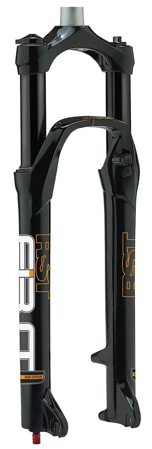 Вилка аморт. 1-0430 29"х28,6 шток 260мм возд.-масл. рег. гидр. блок.+отскок 100мм D черная RST F1RST AIR29 инд.упак.