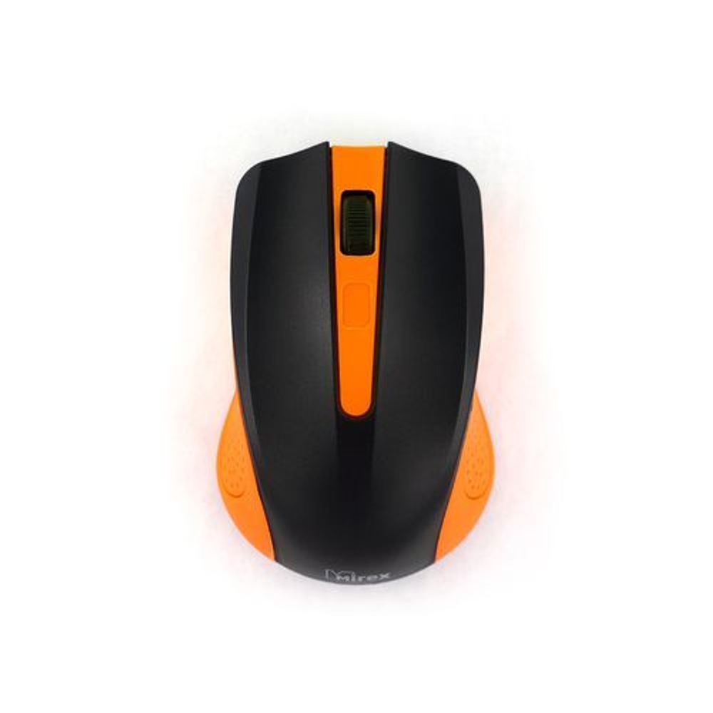 Мышь беспроводная Mirex W3030ORN Black-Orange USB