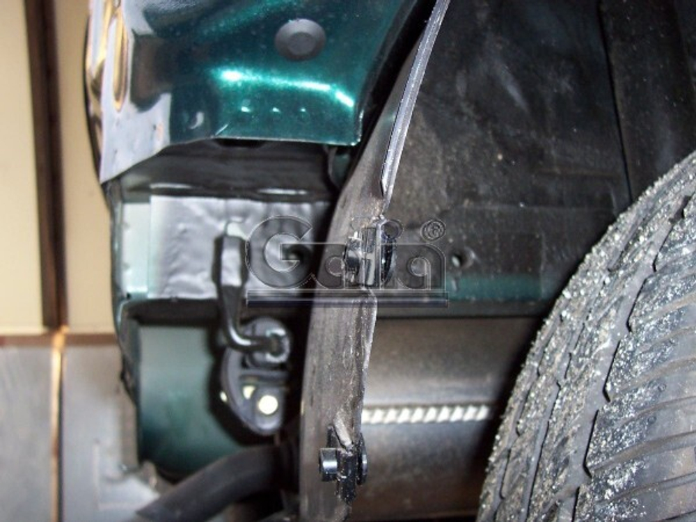 Фаркоп оцинкованный Galia H055A для Hyundai Getz 2003-2005(паспорт и сертификат в комплекте)(без электрики)