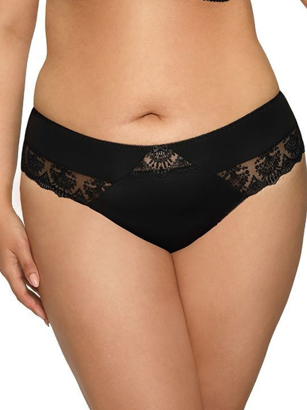 Трусики-слипы с нежными кружевными вставками (Размер: XL) (Цвет: розовый)