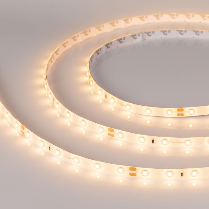 Светодиодная влагозащищенная лента Arlight 7,2W/m 60LED/m 2835SMD теплый белый 5M 020525(2)