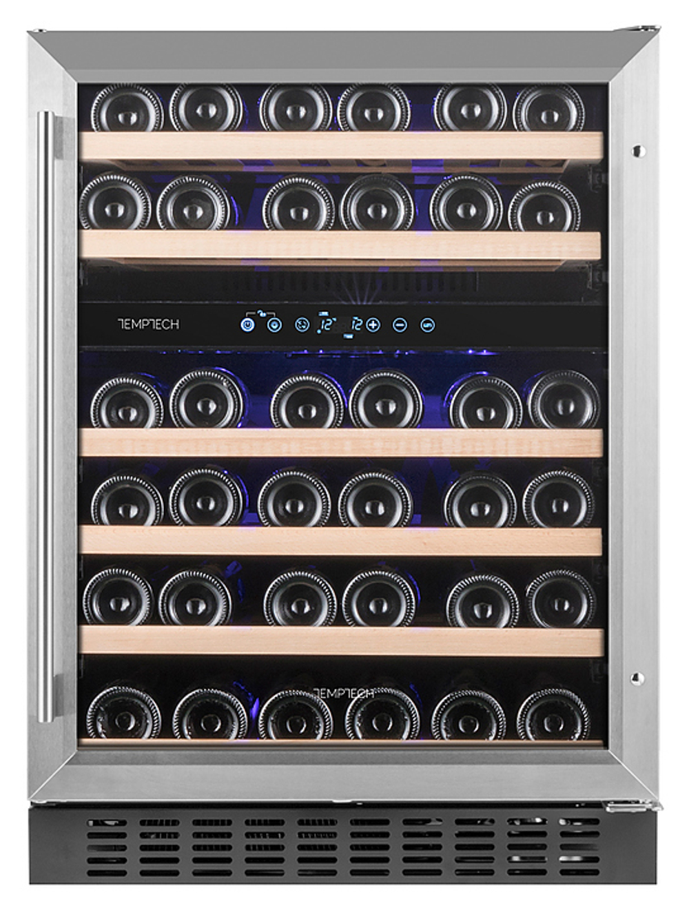 Винный шкаф Temptech Premium WPX60DCS нерж. сталь
