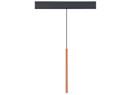 Светильник для SPACE-Track system 5Вт, D26xH500 мм, 400Лм, 28°, 3000К, диммируемый 0-10В, Ra >90, сатинированная медь