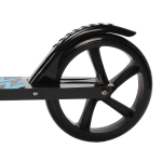 Самокат 2х-колес металл,р-р колеса PU 200мм, диски пластик, ручка металл,регулир.по высоте, складной