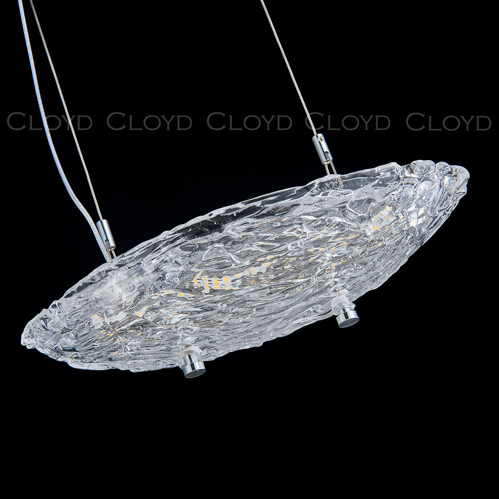 Подвесной светильник Cloyd GREES P1 / шир. 30 см - up - хром (арт.11567)