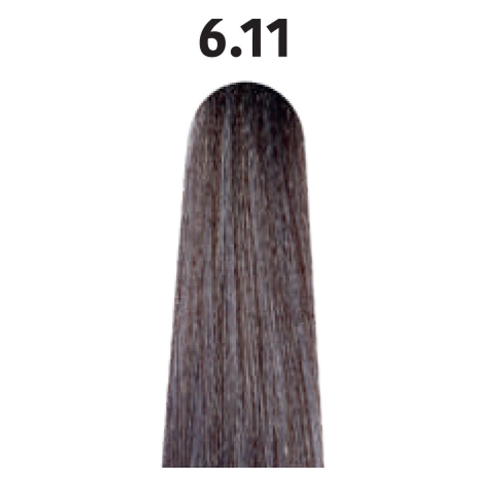 6.11 крем-краска KAARAL MARAES Demi Permanent Hair Color темный блондин интенсивный пепельный - 100 мл.