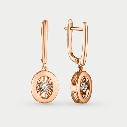 Серьги с брилл