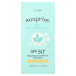 ETUDE, Sunprise, молочко для загара с легким воздушным финишем, SPF 50+, 55 мл (1,85 жидк. унц.)