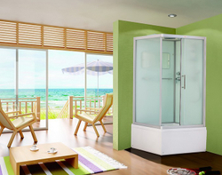 Душевая кабина Esbano (Эсбано) EST-108CKRB R, с высоким поддоном, 100x80x210