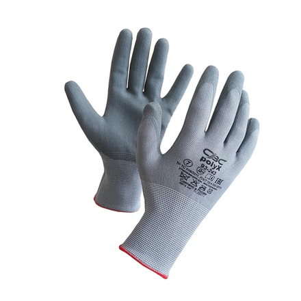 Перчатки полиэфирные с полиуретановым покрытием СВС, 15 класс, размер 10