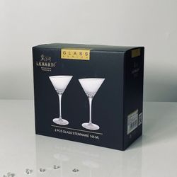 Lenardi 588-707 Набор из 2 бокалов для мартини 145мл в под.уп.(х12)Стекло