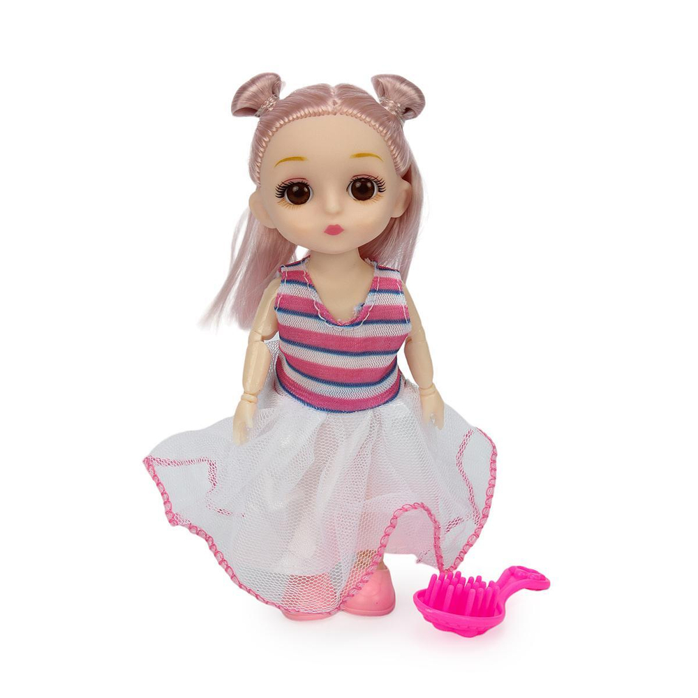 Кукла классическая 22см с аксесс., пакет 3396-38