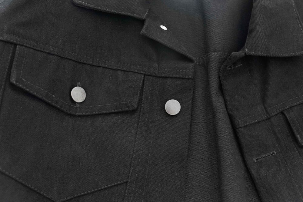 Куртка Futureisnown Coverall jacket Джинсовая Черная