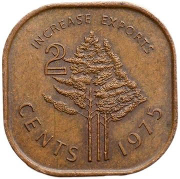 2 цента 1975 Свазиленд ФАО - Повышайте экспорт