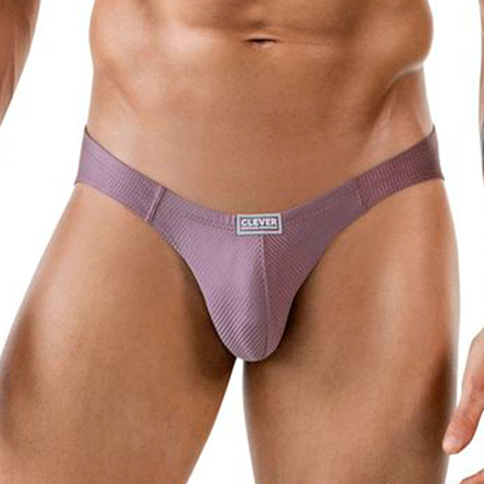 Мужские трусы слипы коричневые Clever Moda AURA BRIEF 184519