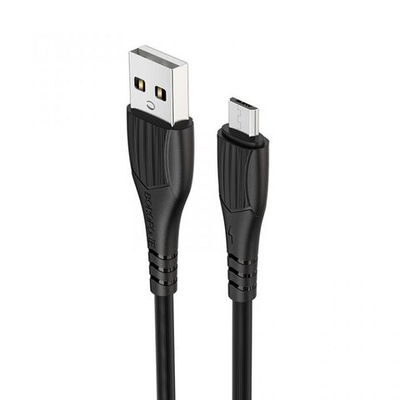 Кабель Borofone BX37 USB-microUSB 2.4A 1м PVC Black