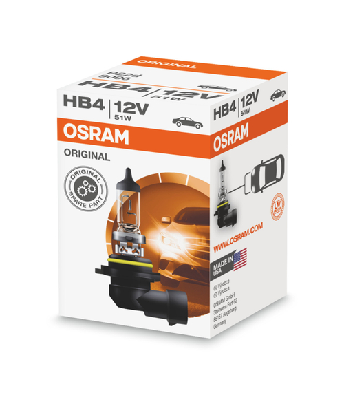Автолампа 12V HB4 51W P22d Osram