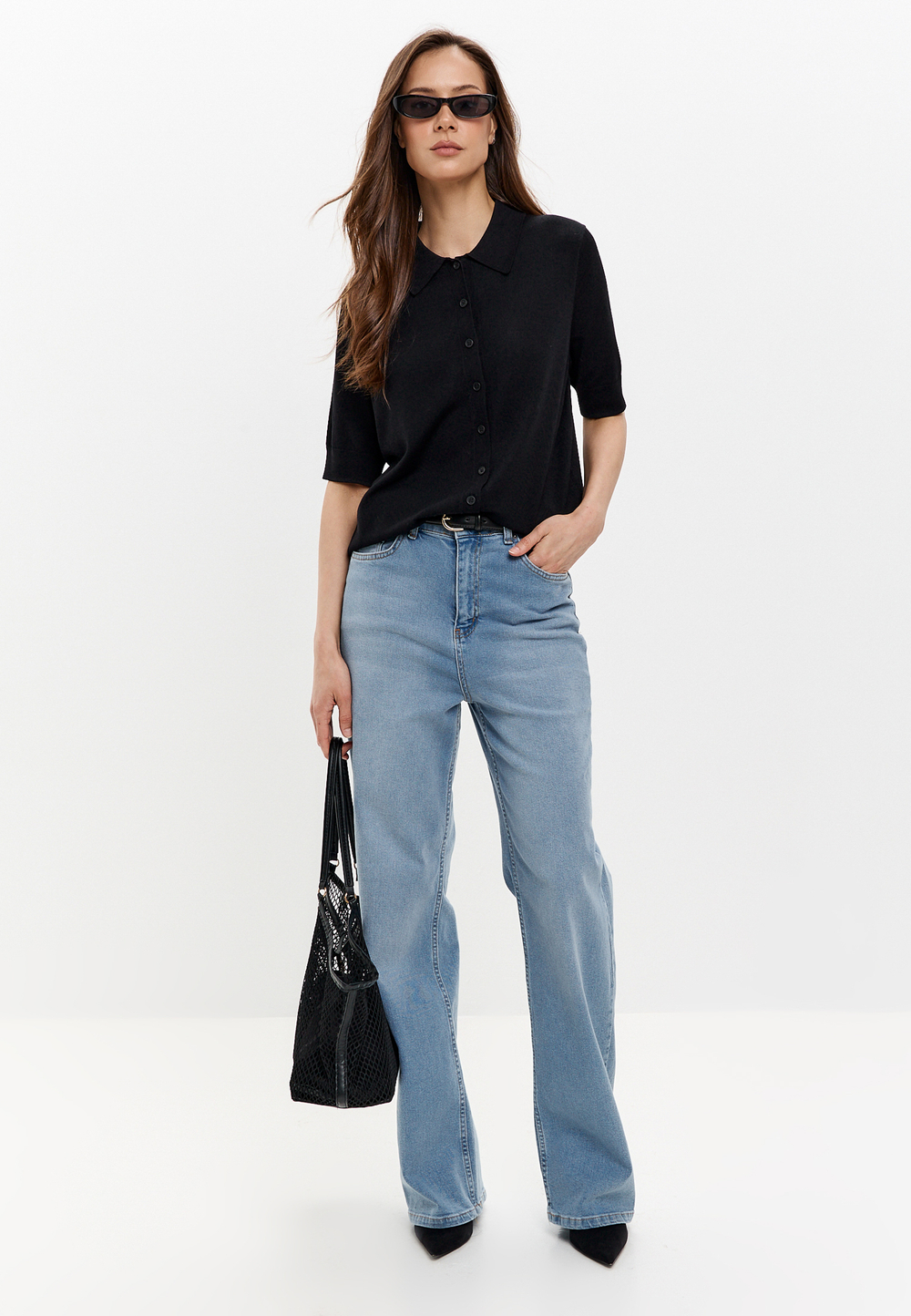 Кардиган с коротким рукавом