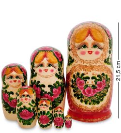 Народные промыслы МР-60/ 2-A Матрешка 7м «Злата»