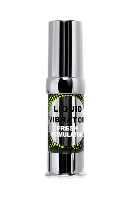 Освежающий гель с эффектом вибрации Liquid Vibrator Fresh Stimulator - 15 мл.