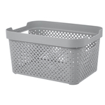 Корзина для хранения Plast Team STOCKHOLM, 5 л серый шторм