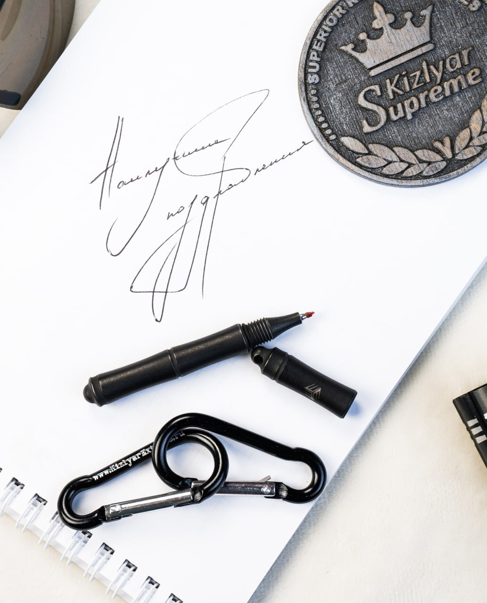 Ручка We Knife Syrinx TP-04C Black Ti Pen