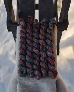 Носочная пряжа с пухом яка "Древний город" (мини)