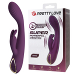 Вибратор Extreme Series с клиторальным стимулятором из силикона PRETTY LOVE BW-500100