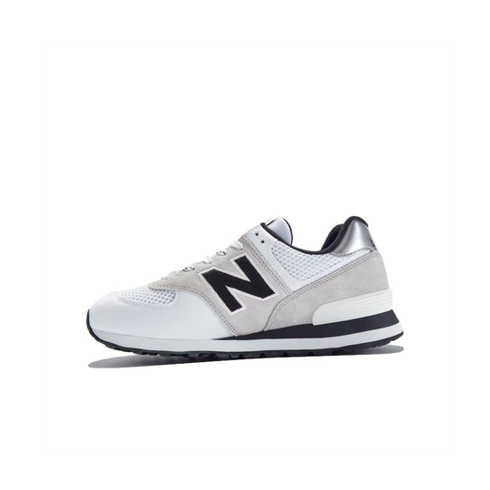 New Balance 574 "White Silver Black"