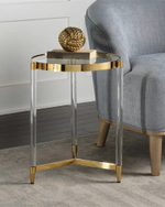 Золотой приставной столик “Стерлинг”