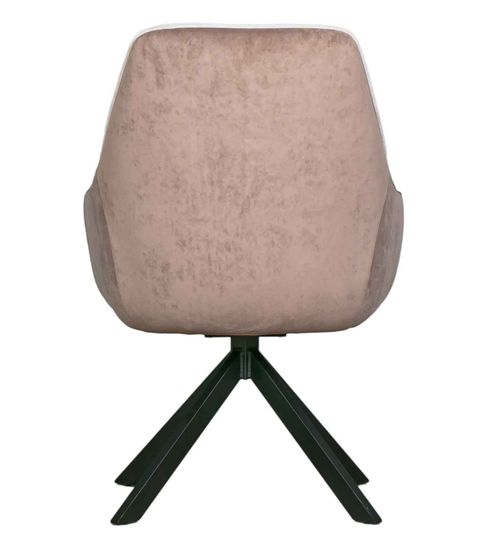 Стул NATALIE-2. поворотный, Model Cream / Model Cacao / Черный