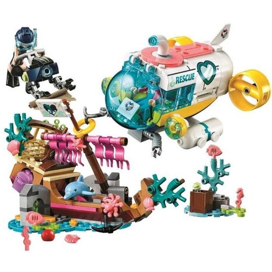Конструктор арт.  11371 " Спасение дельфинов " , 380 дет .
