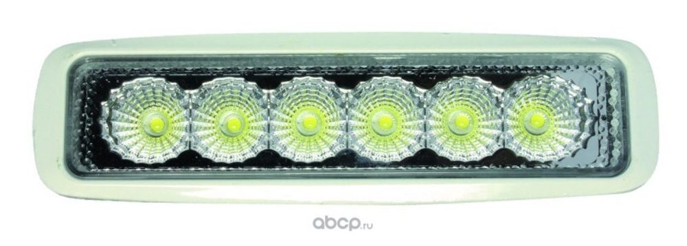 Фара светодиодная дополнительная 6 SMD 18W, 1260LM, 9-30V, 6000K, FLOOD-ближний (МАЯК)