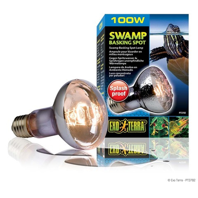 Hagen Exo Terra Swamp Glo 100 Вт - неодиновая лампа для обогрева водных черепах с защитой от брызг