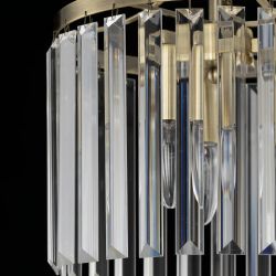 Citilux Инга CL335133 Люстра хрустальная подвесная Бронза