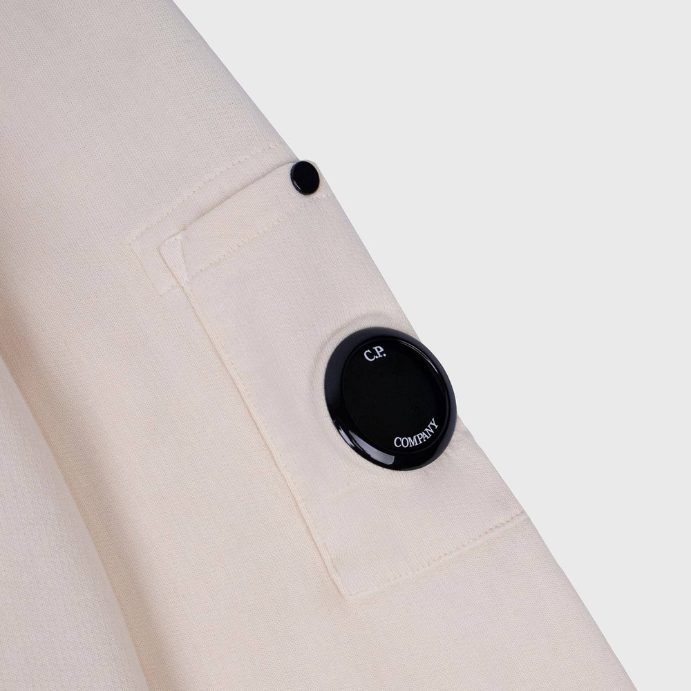 Свитшот C. P. Company Polo Collar Cotton Fleece Pistachio Shell