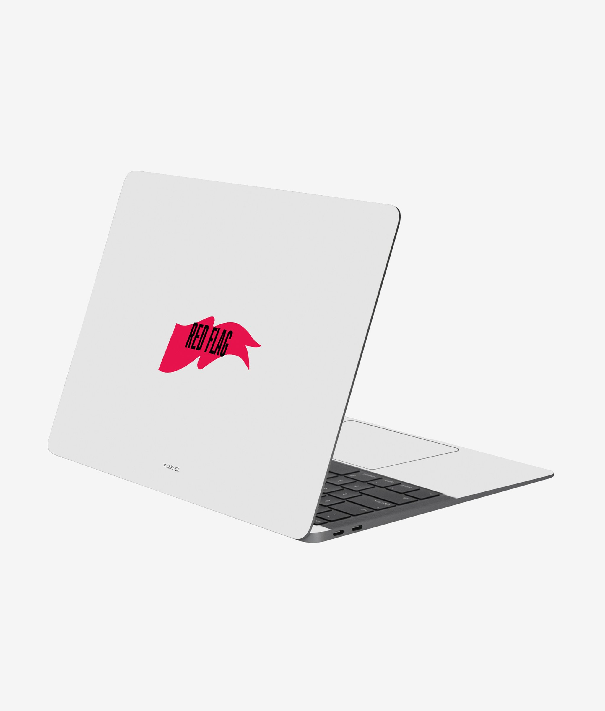 Виниловая наклейка RED FLAG для MacBook