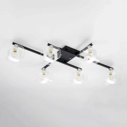 Citilux Вирта CL139165 Люстра потолочная Чёрная Матовая