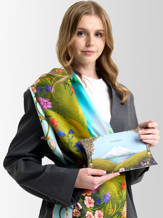 Платок «Эльбрус» ясный полдень