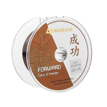 Леска FORWARD Carp&Feeder brown 0,309mm/150m Nylon (N-FCF-0309-150) Nisus