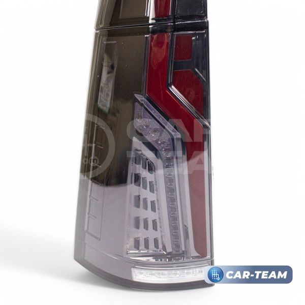Задние фонари Лада Ларгус, Ларгус FL светодиодные в стиле Volvo, тонированные (GREY+W)