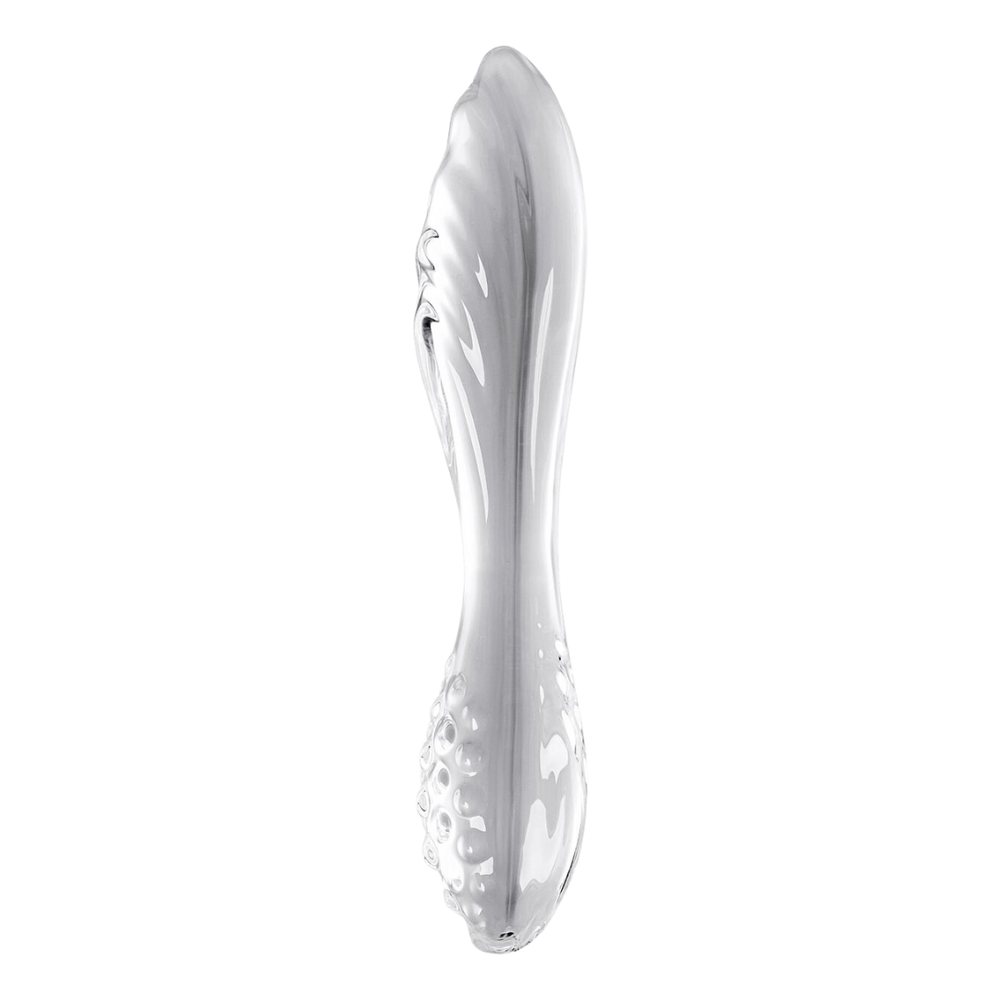 Фаллоимитатор из стекла с интенсивным рельефом Satisfyer Dazzling Crystal