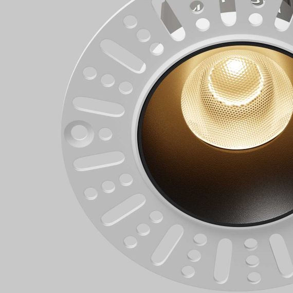 Встраиваемый светильник Maytoni Technical DL124-10W-3K-TRS-B