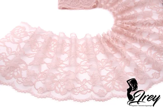 03-203 Кружево эластичные реснички 22 см, лотос