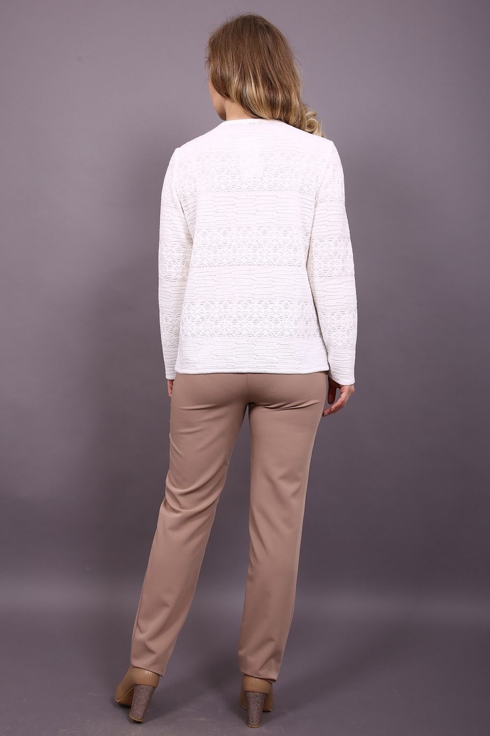 1137 жакет женский Белый 10 Olsarri (Акция)