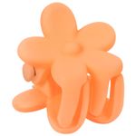 Крабы для волос НАБОР 10 шт., цветочки, soft-touch, оранжевый, жёлтый, MONTE VITA, 457027