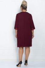 Платье Важная встреча (бордовое) П11423 LT Collection