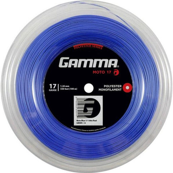 Теннисные струны Gamma MOTO (100 m) - небесный
